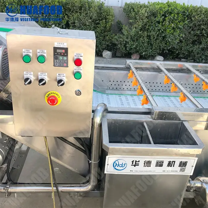 Bubble Fruit And Vegetable Washer Automatic Root Vegetable Dates Cleaning Machine