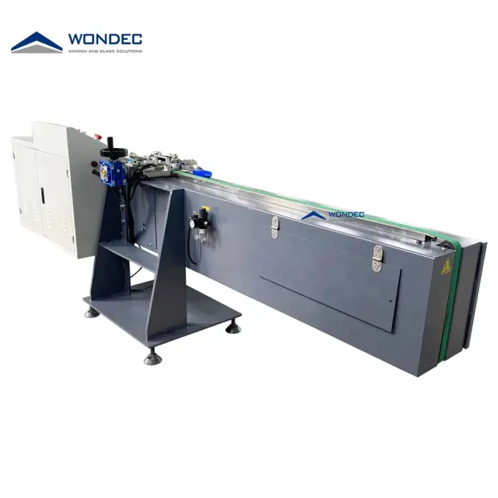 WONDEC High Performance Insulating Glass Primary Sealing Machine With Horizontal Automatic Butyl Extruder with Tank Capacity 14kg