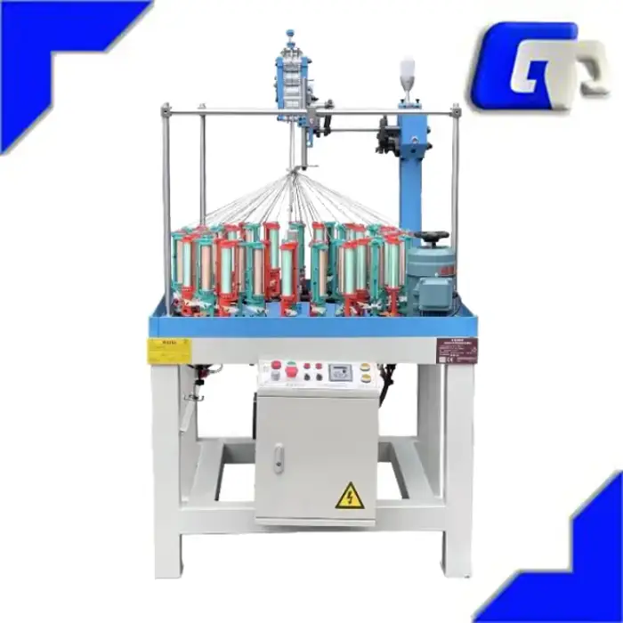 Braiding Machine 24 Spindle Stainless Steel Braided Flex Automatic Shoelace Braiding Machine Cord Rope Knitting Machine