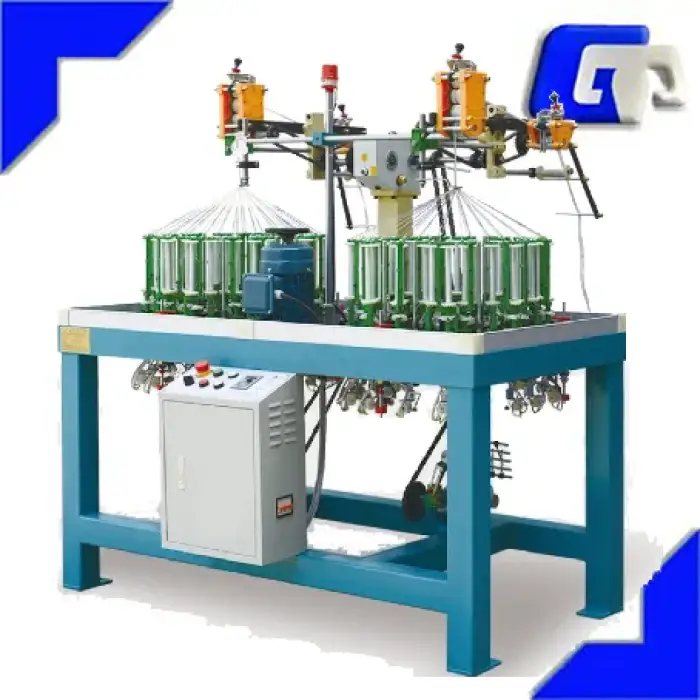 Braiding Machine 24 Spindle Stainless Steel Braided Flex Automatic Shoelace Braiding Machine Cord Rope Knitting Machine