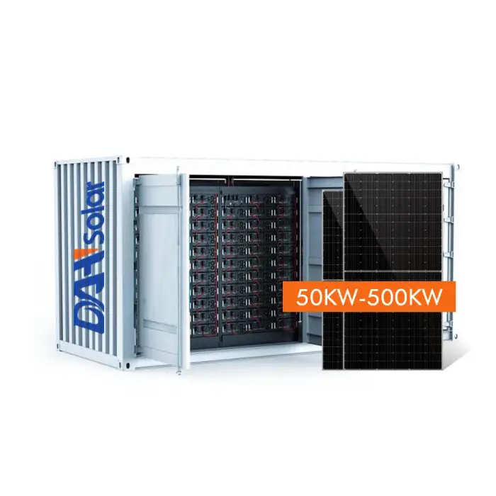 500kw Commercial Power Station Hybrid Solar Energy Storage System With Lithium Battery Container