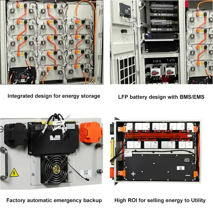 215kWH Industrial microgrid OEM  off grid solar power generation system