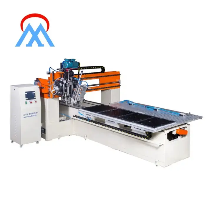 Top Quality Automatic 2 Axis 1Drilling 1 Tufting Industrial Sweeeper Machine Roller Brush and Broom Making Machine