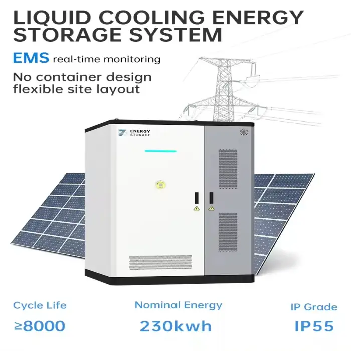 OEM Lithium Ion Batteries High Voltage Air Cooling Liquid Cooling 115kwh 230kwh Industrial And Commercial Energy Storage Systems