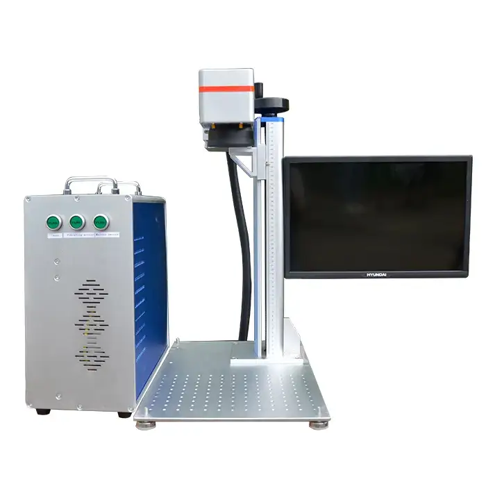 Metal portable fiber laser marking machine For  Raycus laser device