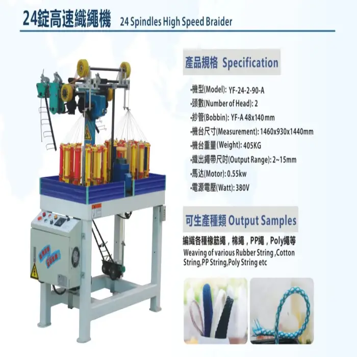 Weaving Machine Tonghong Braiding Machine High-speed Efficient Automatic String Thresds Machine for Rubber string