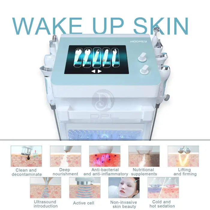 Hydro Facial Deep Cleansing 9 in 1 Oxygen bubble Skin Care Facial Machine