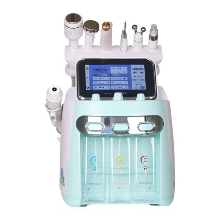 Spa Hydra Dermabrasion Machine with Skin Detector 7 In 1 H2o2 Small Bubble Dermabrasion Machine