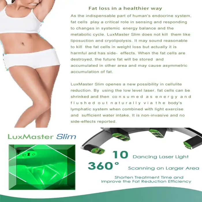 Cold Laser Therapy 10d Green Diode Erchonia Laser Fat Reduction Liposuction Lypolysis Machine Foe Spa Home Use