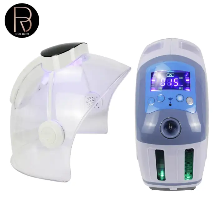 Skin Rejuvenation Hyperbaric Oxygen Jet Therapy Oxygen Facial Machine 1 Piece Standing Face Cellulite Machine