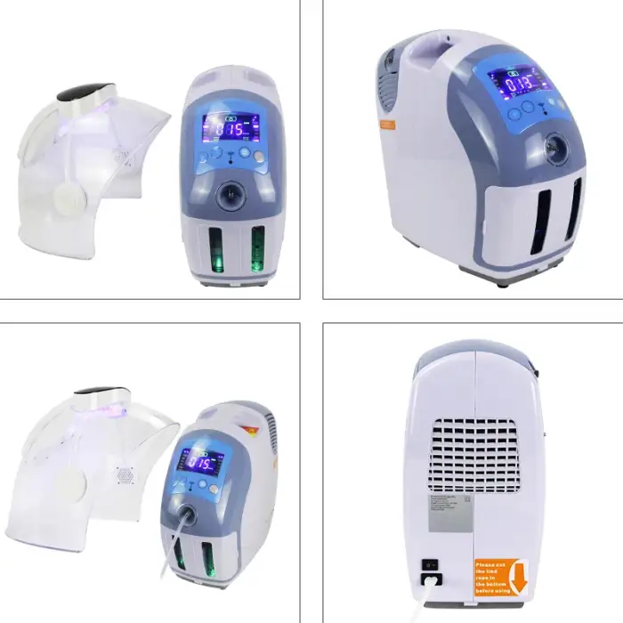 Skin Rejuvenation Hyperbaric Oxygen Jet Therapy Oxygen Facial Machine 1 Piece Standing Face Cellulite Machine