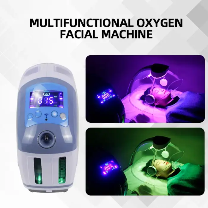 Skin Rejuvenation Hyperbaric Oxygen Jet Therapy Oxygen Facial Machine 1 Piece Standing Face Cellulite Machine