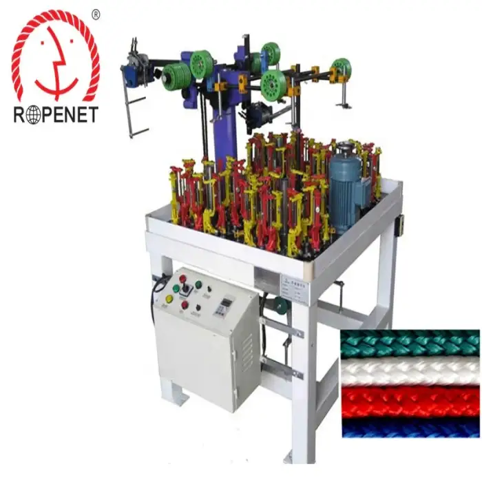 High Speed 12 24 32 or 48 strands round rope cord braiding machine for sale