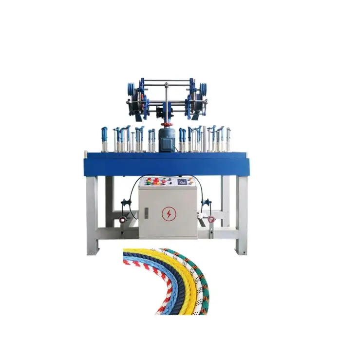 High Speed 12 24 32 or 48 strands round rope cord braiding machine