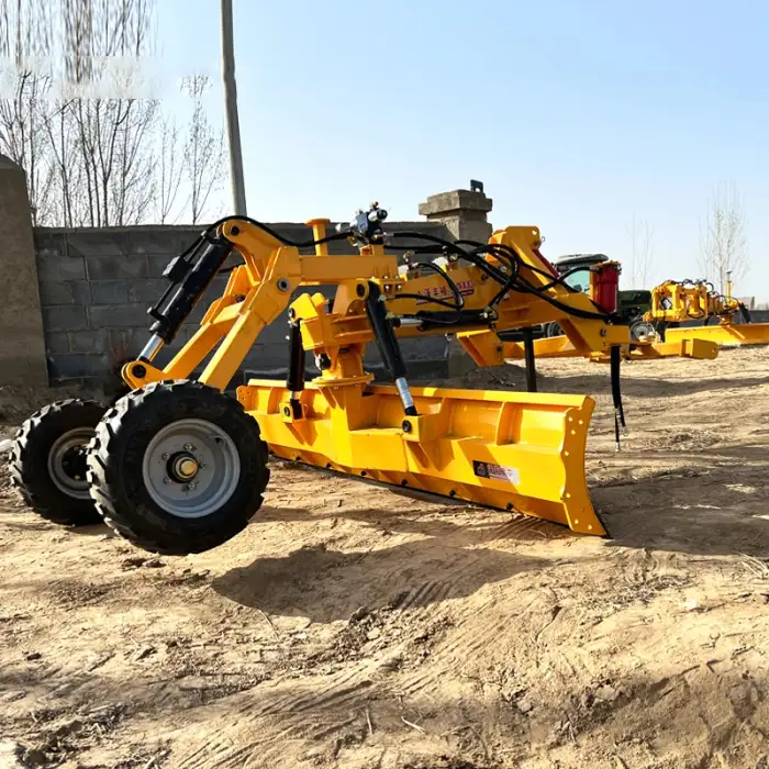 Adjustable Angle Laser Hydraulic Scraper Grader New Condition for Farms