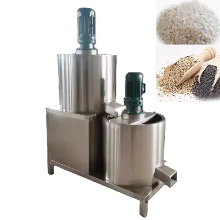 Lower Cost Commercial  High Efficiency Black Sesame Washing Skin Peeling Machine