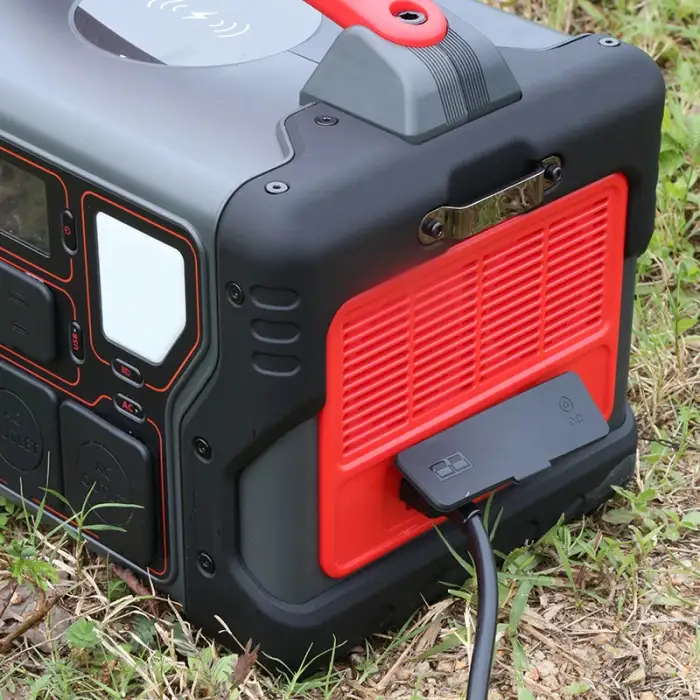 700W Rechargeable Energy Storage Emergency Power Supply Solar Generator Camping 700W Portable Power Station