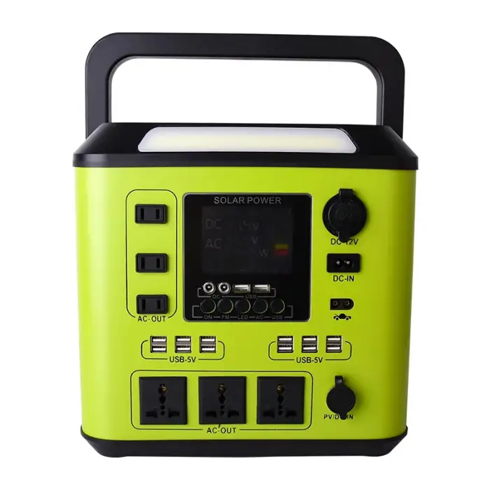 1500W LED Camping Charging Solar Energy Storage Portable Power Station