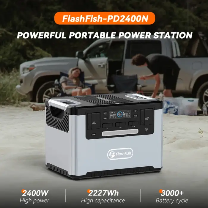 2000W Power station Lithium Ion Batteries Camp Inverter Electric 2000WH Solar Generator Powered Charging Station Power Station