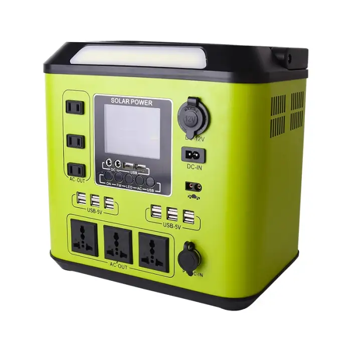 1500W LED Camping Charging Solar Energy Storage Portable Power Station