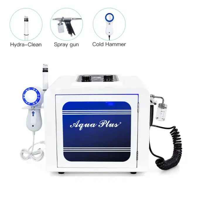 7 in 1 Hydra Oxygen Jet Dermabrasion Hydro Aqua Peeling Beauty Face Equipment Salon Facial Skincare Machine