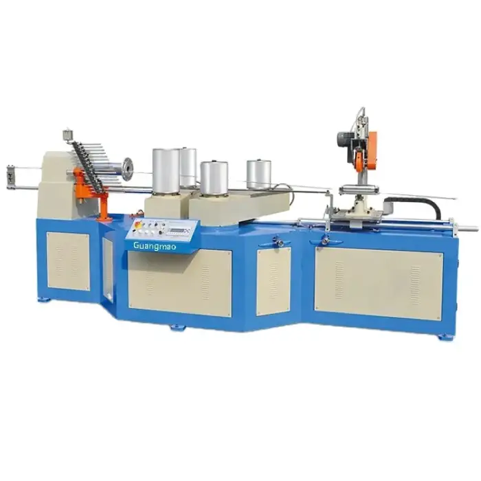 Toilet Tissue Paper Core Tube Slitting Making Machine Automatic Core Tube Rolling Machine