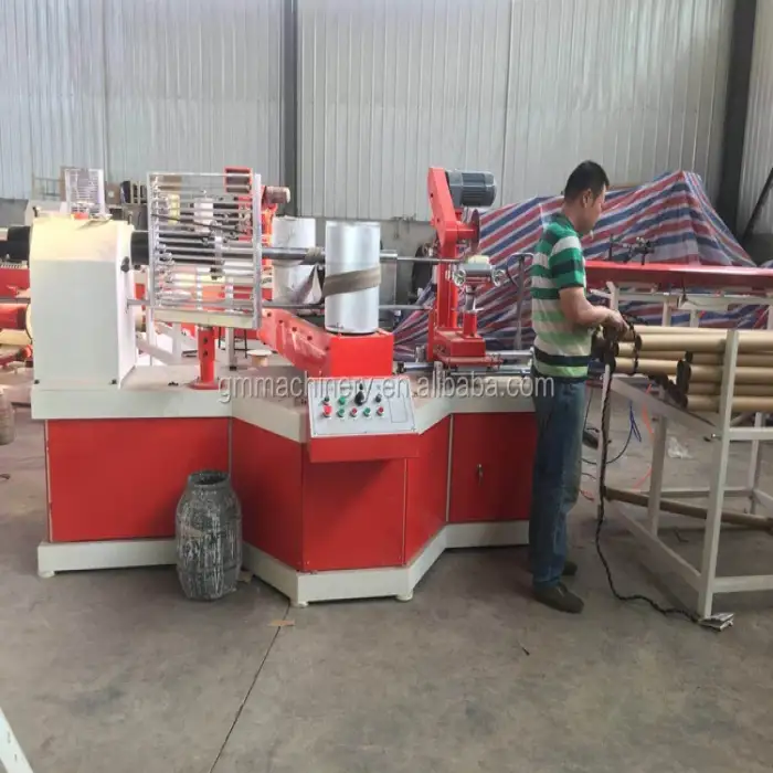 Toilet Tissue Paper Core Tube Slitting Making Machine Automatic Core Tube Rolling Machine