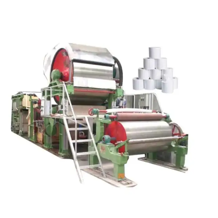 Paper Jumbo Roll Production Line Kitchen Toilet Tissue Paper Making Machine From Wood Pulp Making Line