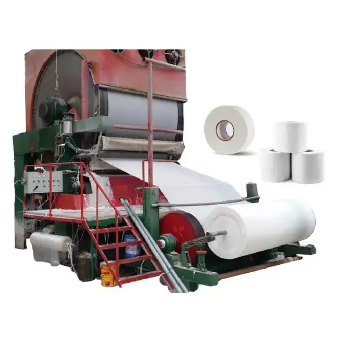 Paper Jumbo Roll Production Line Kitchen Toilet Tissue Paper Making Machine From Wood Pulp Making Line