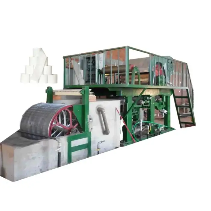 Paper Jumbo Roll Production Line Kitchen Toilet Tissue Paper Making Machine From Wood Pulp Making Line