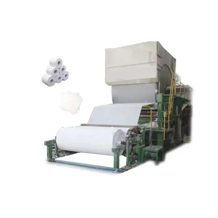 Paper Jumbo Roll Production Line Kitchen Toilet Tissue Paper Making Machine From Wood Pulp Making Line