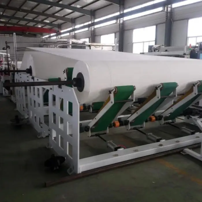 Small Toilet Tissue Paper Making Machine Automatic  Toilet Paper Rewinding  Cutting Packing Machine