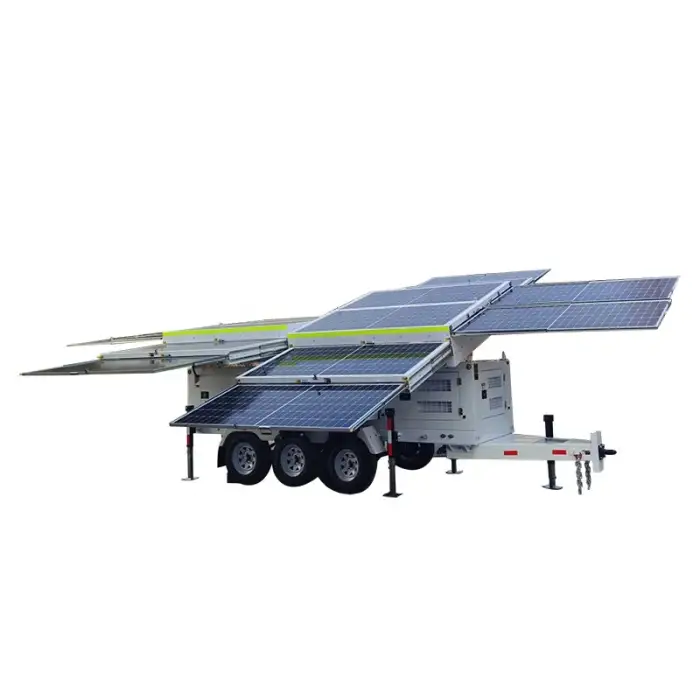 5520w Off-grid hipower mobile power station with solar panels for mining