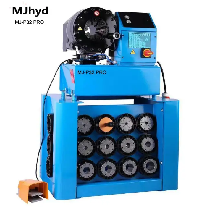 P32 P60 1 or8-2'' 6sh 2.1-2'' Hydraulic Hose Crimping Machine Manufacturing 3'' High Pressure Pipe Crimper Press Machine