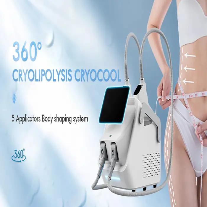 5 Cryo Head 360 Cryolipolisis Slimming Machine for Body Beauty Spa