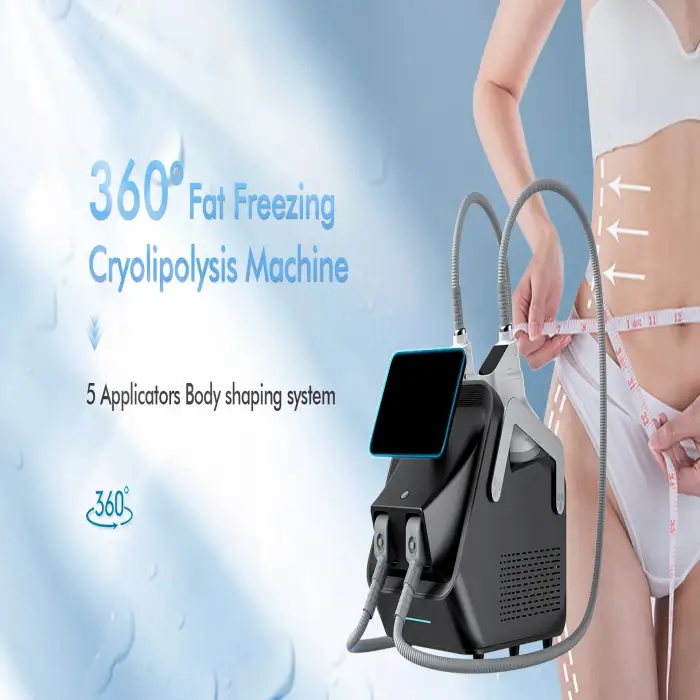 5 Cryo Head 360 Cryolipolisis Slimming Machine for Body Beauty Spa