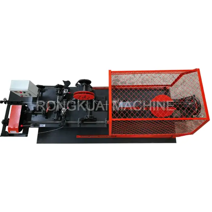 Automatic high speed double twisted single barbed wire making machine