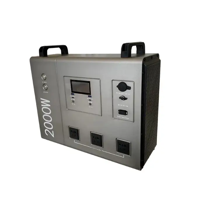 2000w Portable Power Station Solar Power Generator For Camping Emergency Energy Supply