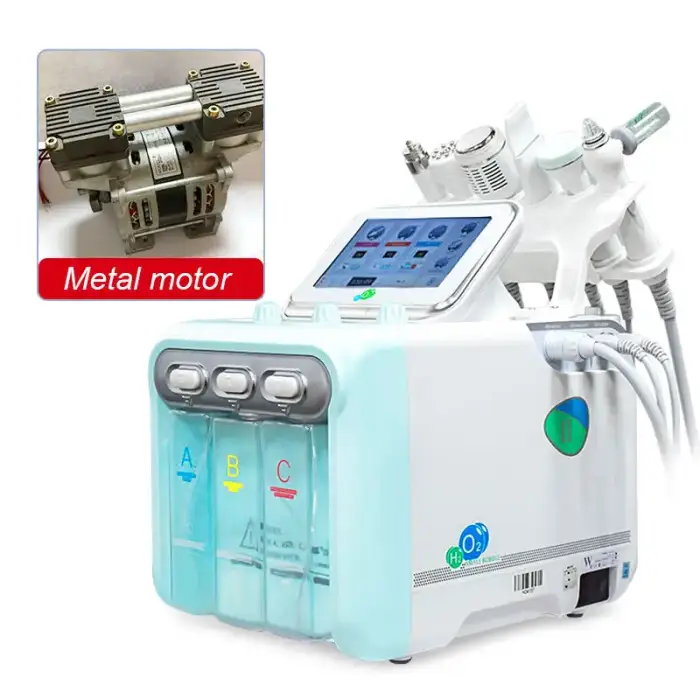 7 in1 Water Oxygen Facial Beauty Machine with Mask microdermabrasion small bubble water peel facial spa machine