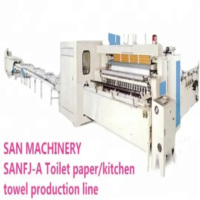 High Speed Automatic Toilet Paper Kitchen Towel Roll Making Machine; Toilet Tissue Paper Machine