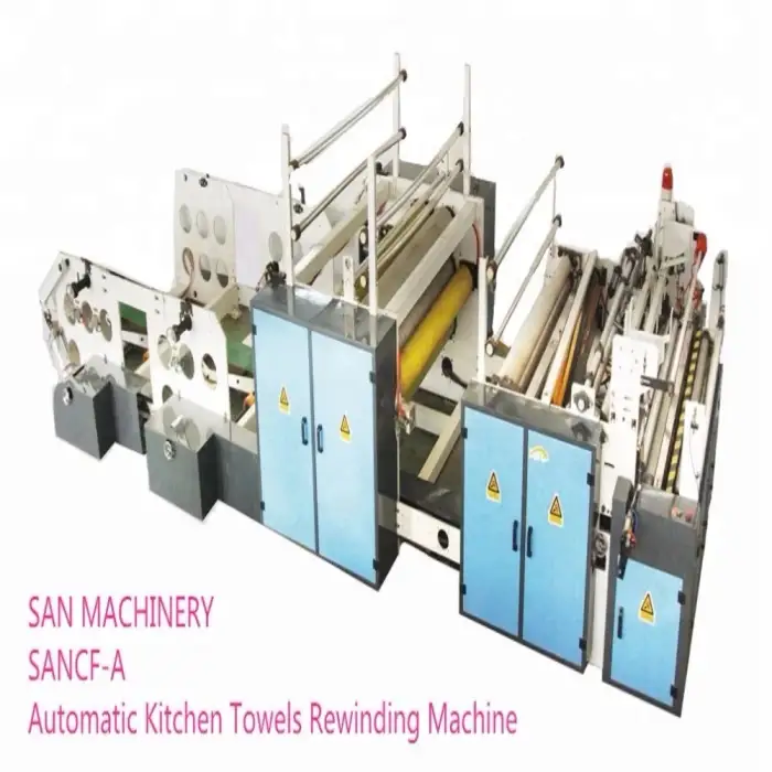 High Speed Automatic Toilet Paper Kitchen Towel Roll Making Machine; Toilet Tissue Paper Machine