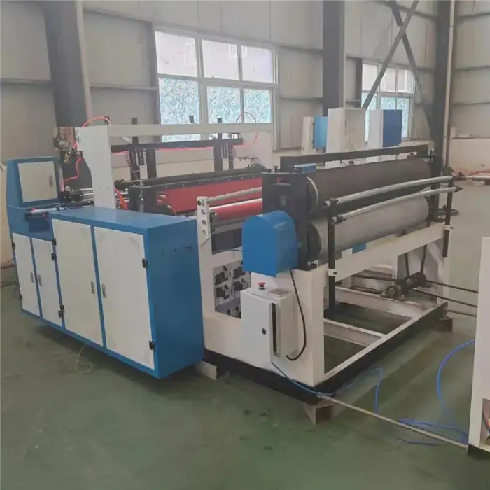 Toilet Paper Roll Making Machine Small Roll Kitchen Embossed Toilet Paper Rewinding Machine Price Toilet Paper Machine