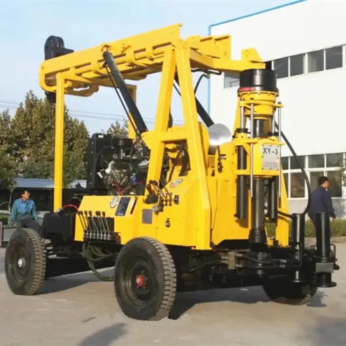 High Efficient Mining Core Drilling Machine 200m  Core Drill Rig Spt Test Machine Portable Drilling Rig