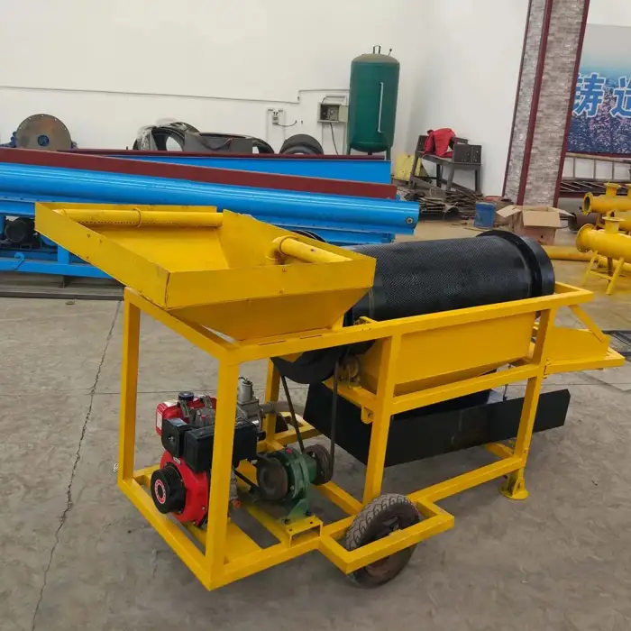 Mobile small trommel mining machine mini portable placer gold mining equipment