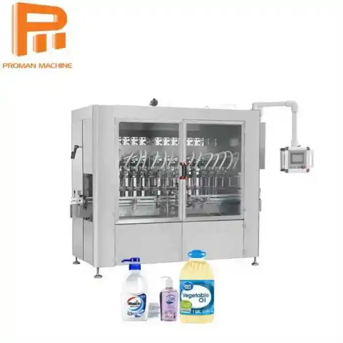 High speed rotary oil filling machine edible oil bottle filling machine For food oil filling