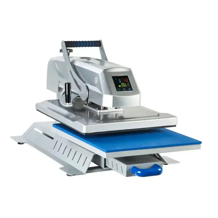 QK-1804 Rushed Shaking Head Heat Transfer Machine High Pressure T-shirt Printing Heat Press Machine