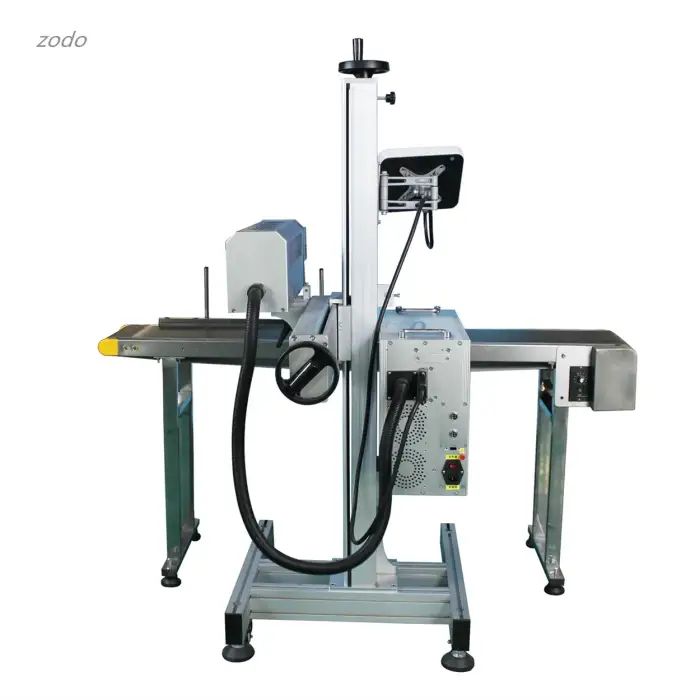 intelligent flying CO2 laser engraving and marking machine