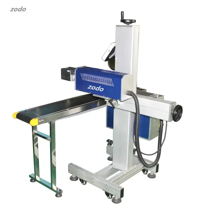 intelligent flying CO2 laser engraving and marking machine