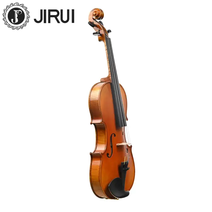 15.5" 4 4 Viola String Set Handmade Violin Alto Instrument with Spruce Maple Material Golden Brown B+