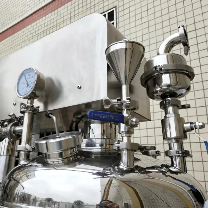 LIENM 500L Tilting internal and external Vacuum Cosmetic Homogenizing Emulsifying Mixer Machine